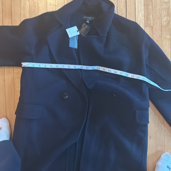 NWT Current Air Navy Wool Coat - Picture 11 of 12